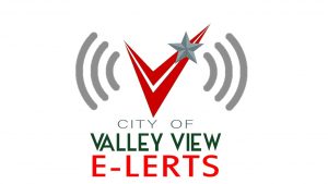 Home City of Valley View Texas - E LERT LOGO 300x169